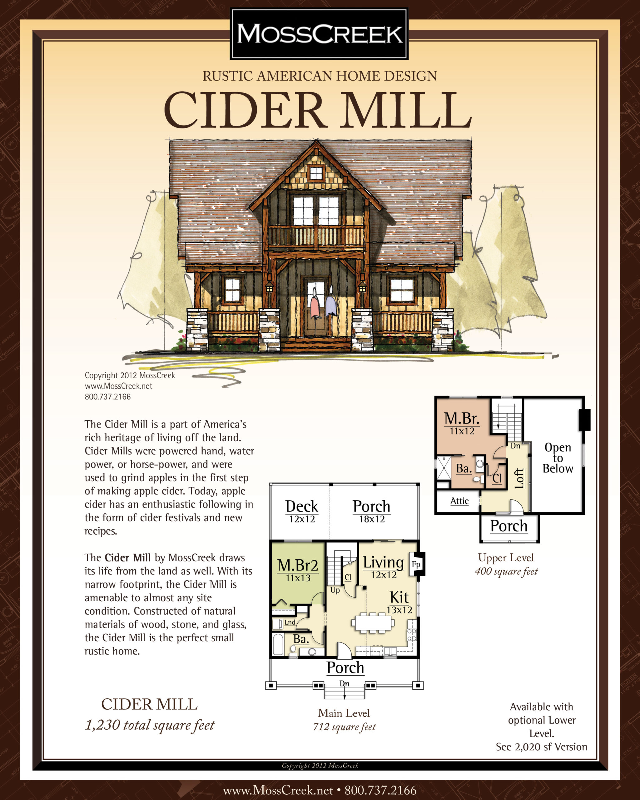 MossCreek Cider Mill floor plan