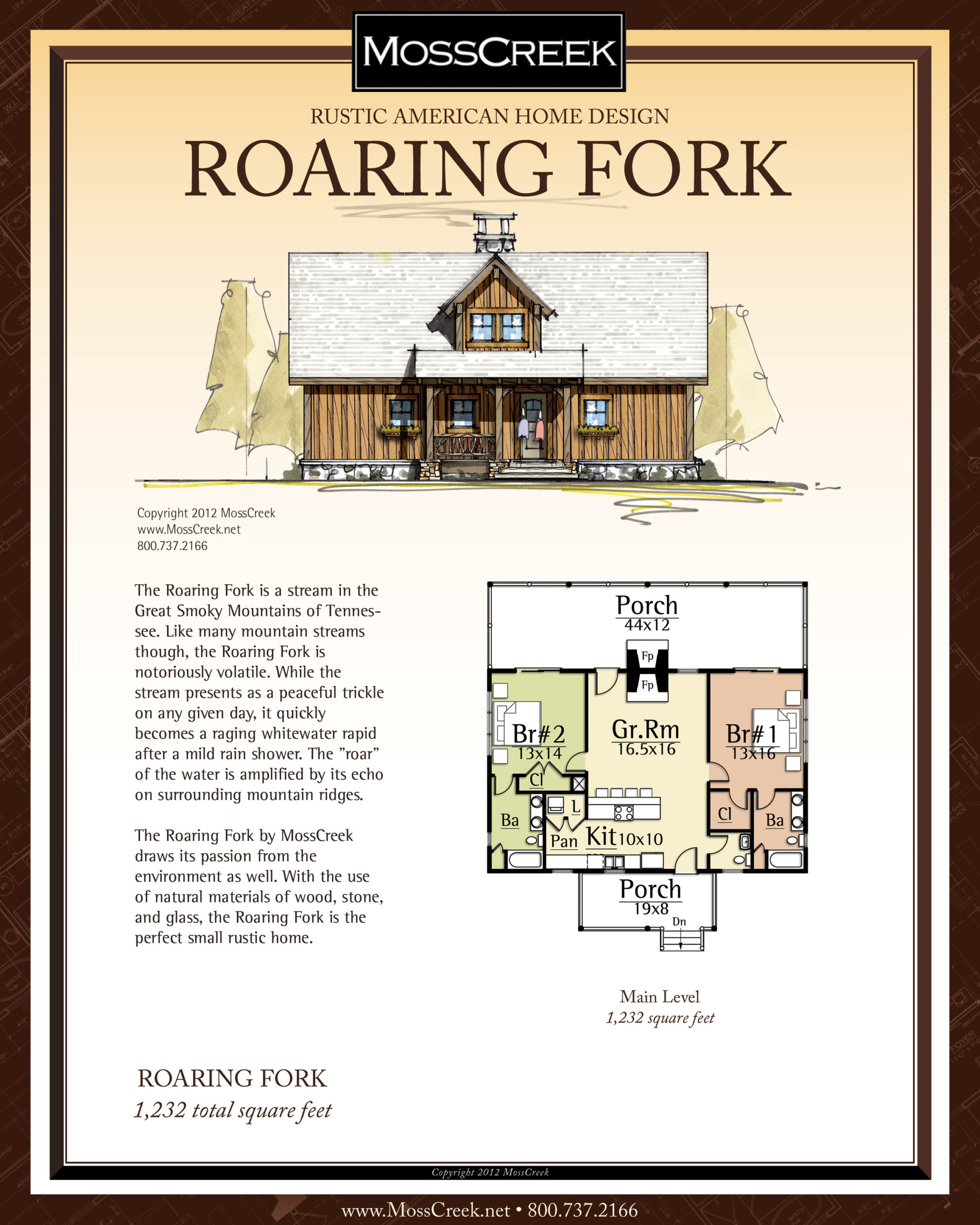 MossCreek Roaring Fork floor plan